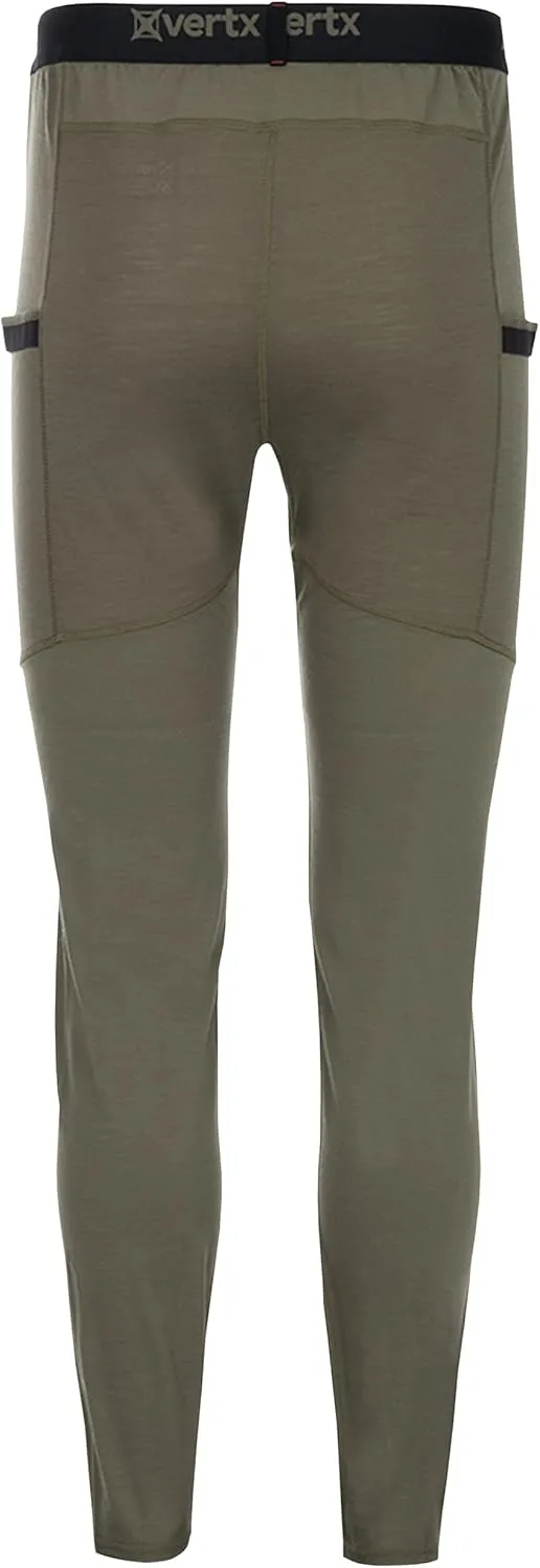 VERTX Mens Merino Wool Base Layer Pants