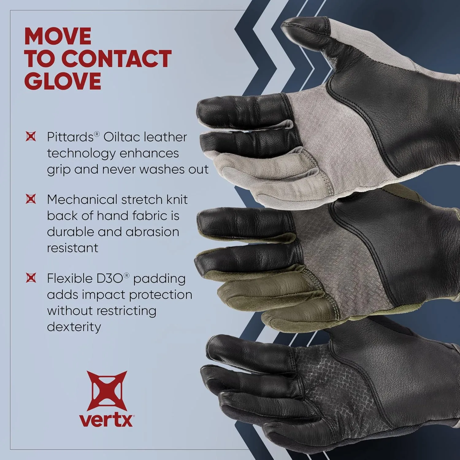 VERTX Move to Contact Tactical Gloves