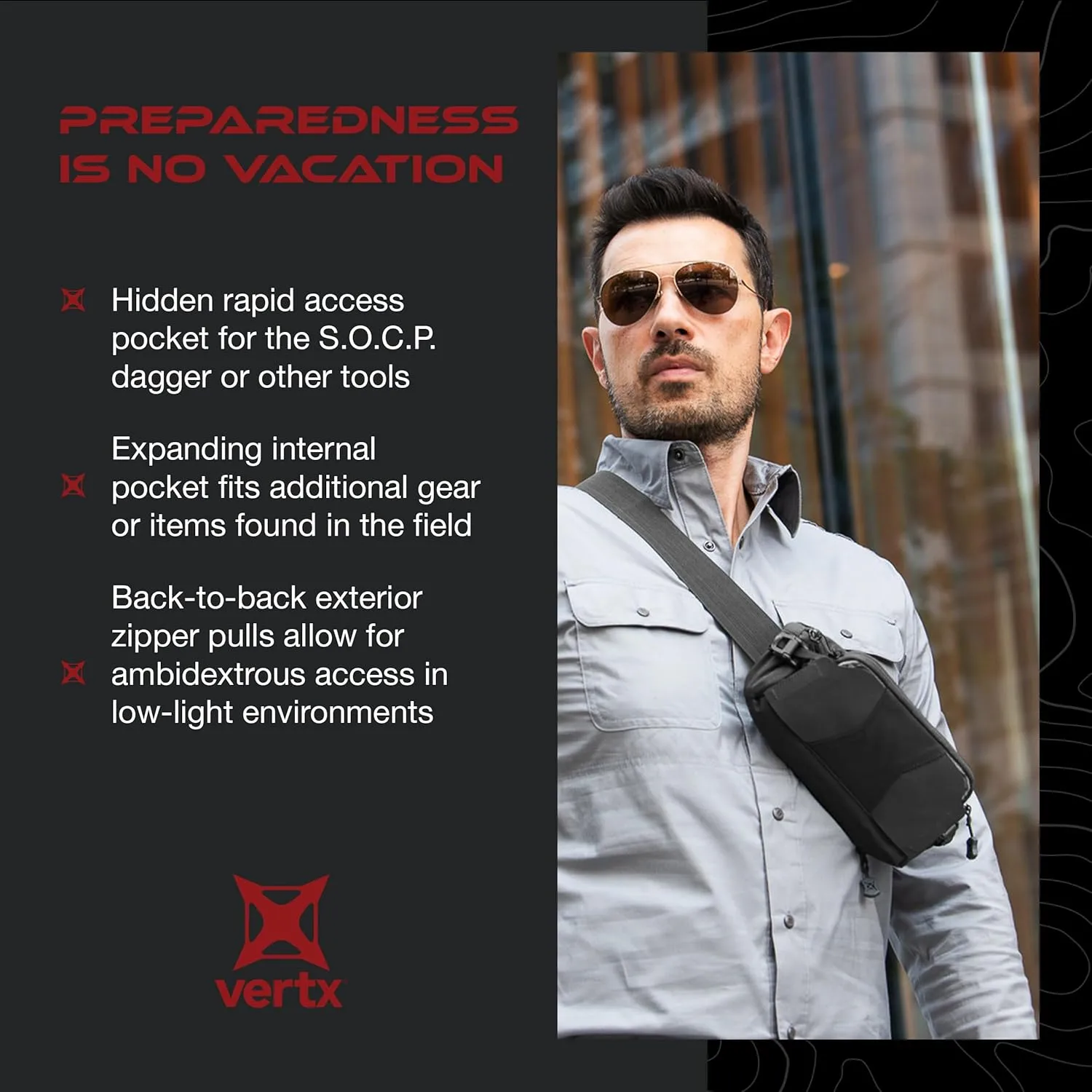 VERTX SOCP Sling Tactical Waist Pack