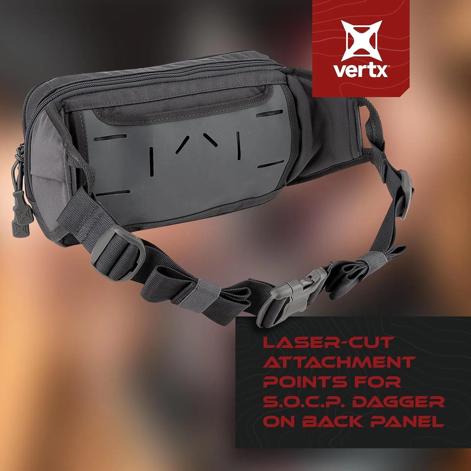 VERTX SOCP Tactical Fanny Pack CCW Crossbody Waist Bag