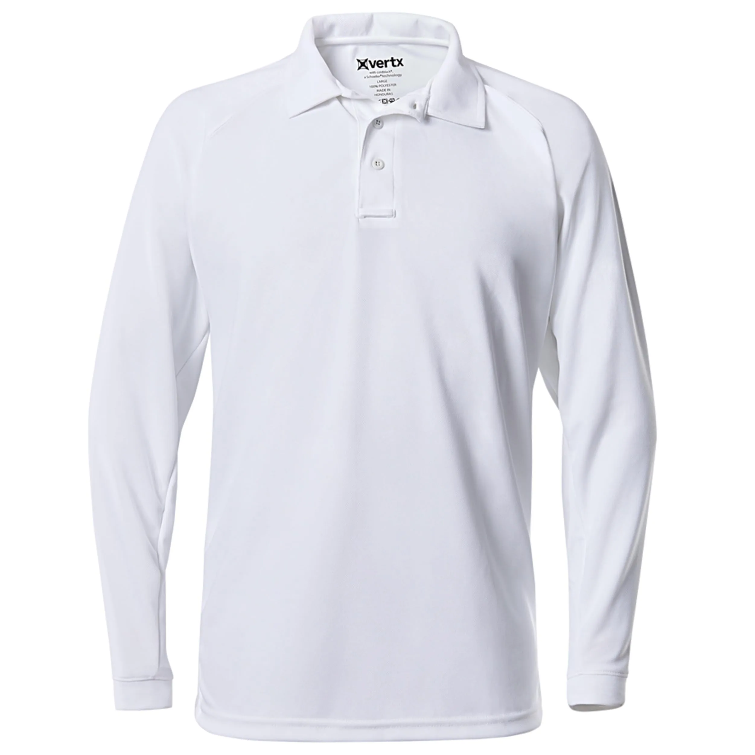VERTX Mens Coldblack Long-Sleeve Tactical Polo Shirt