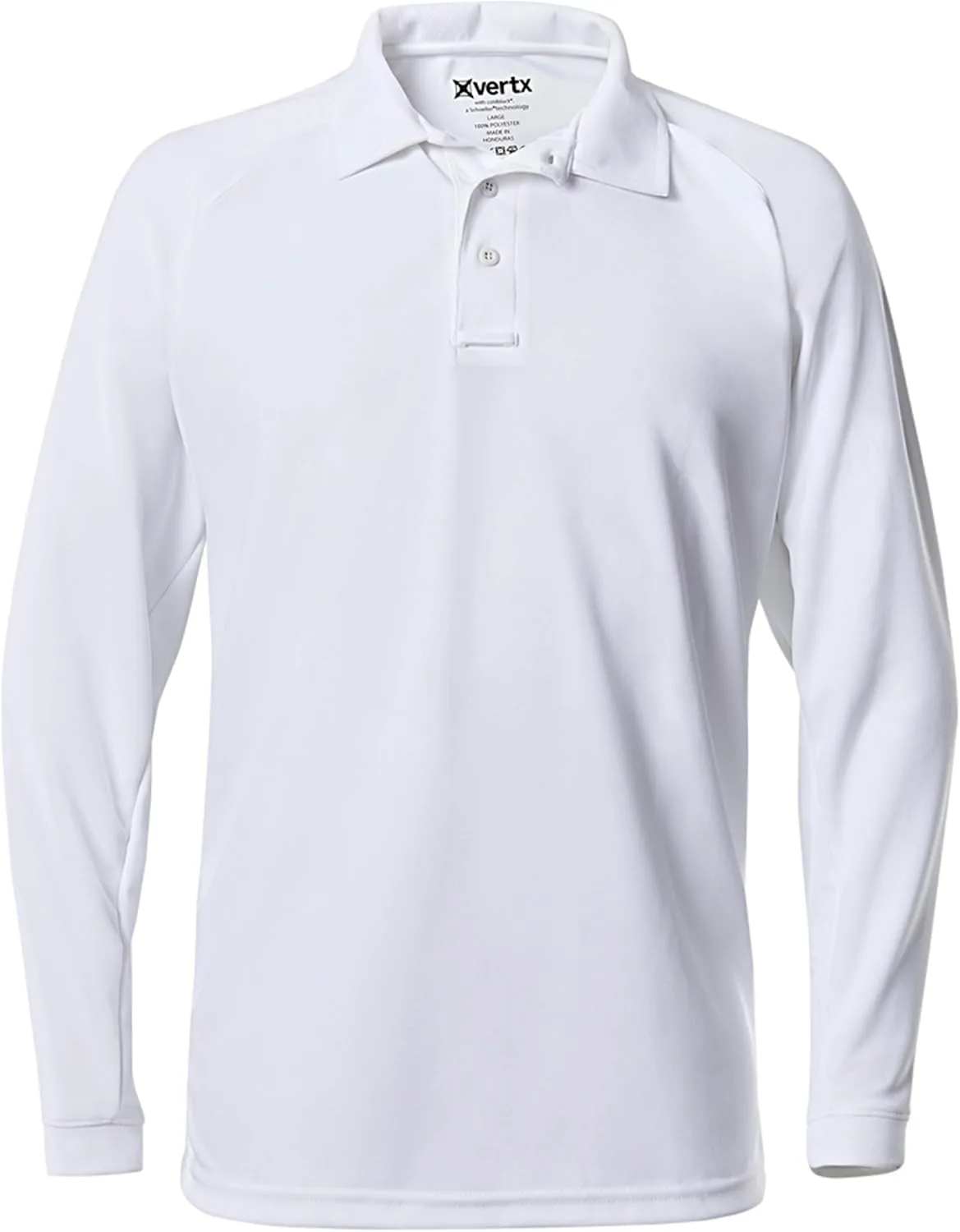 VERTX Mens Coldblack Long-Sleeve Tactical Polo Shirt