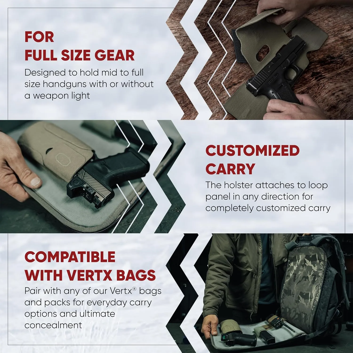 Vertx Tactigami MPH Universal Holster Ambidextrous Nylon