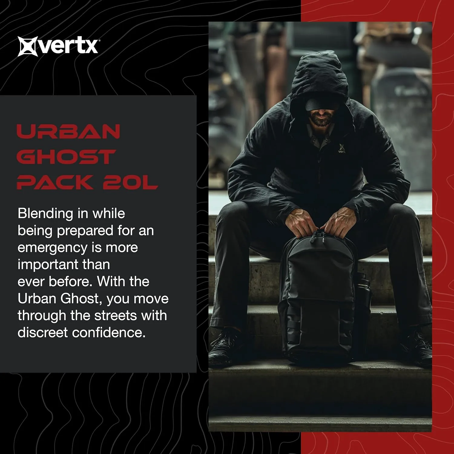 VERTX Urban Ghost Pack Tactical Backpack