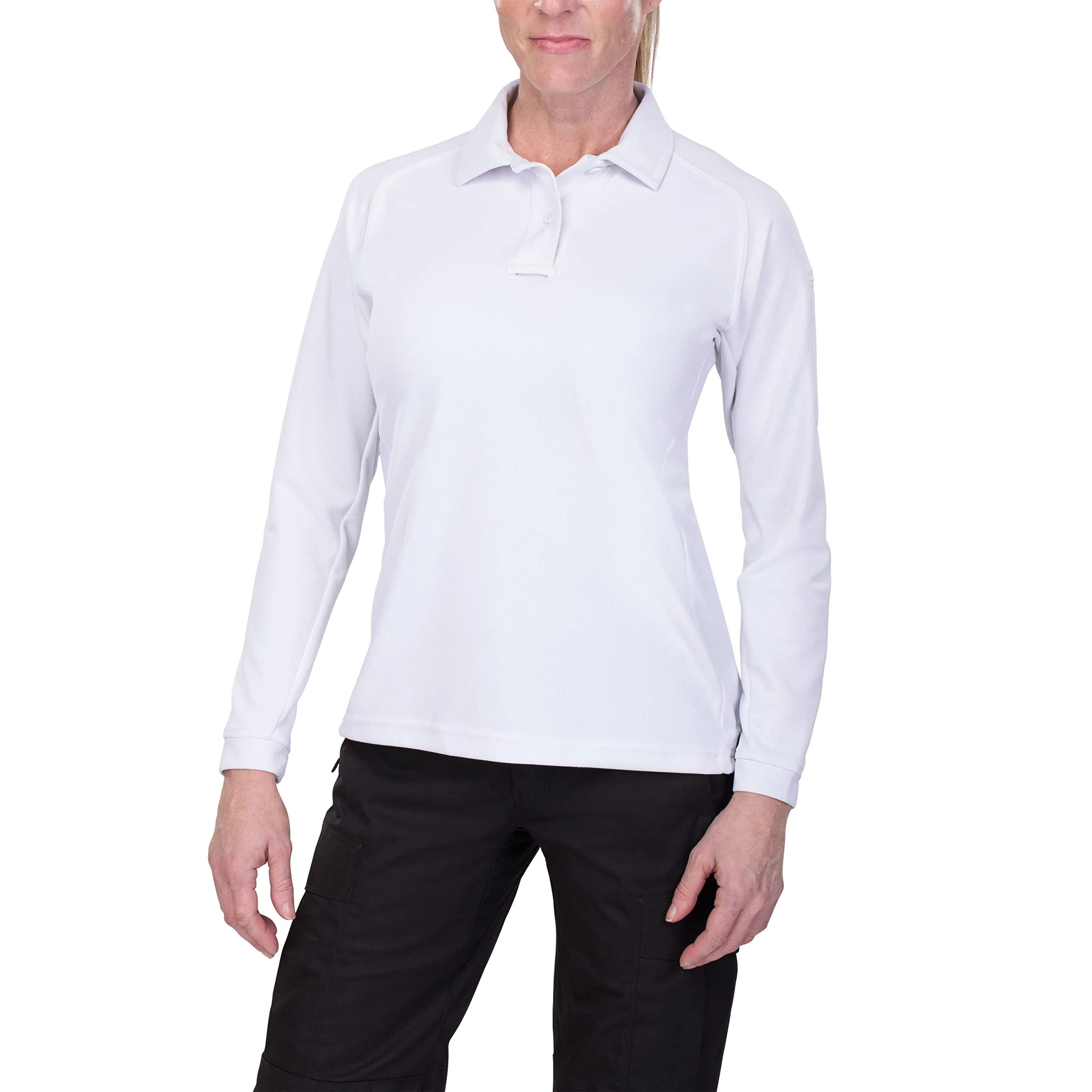 Vertx Womens ColdBlack Long Sleeve Tactical Polo Shirt