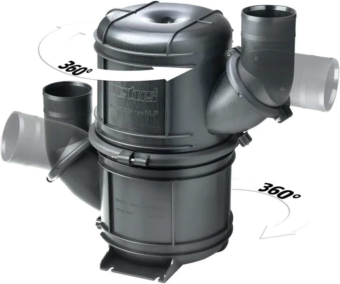 VETUS Waterlock NLP50 swivelling