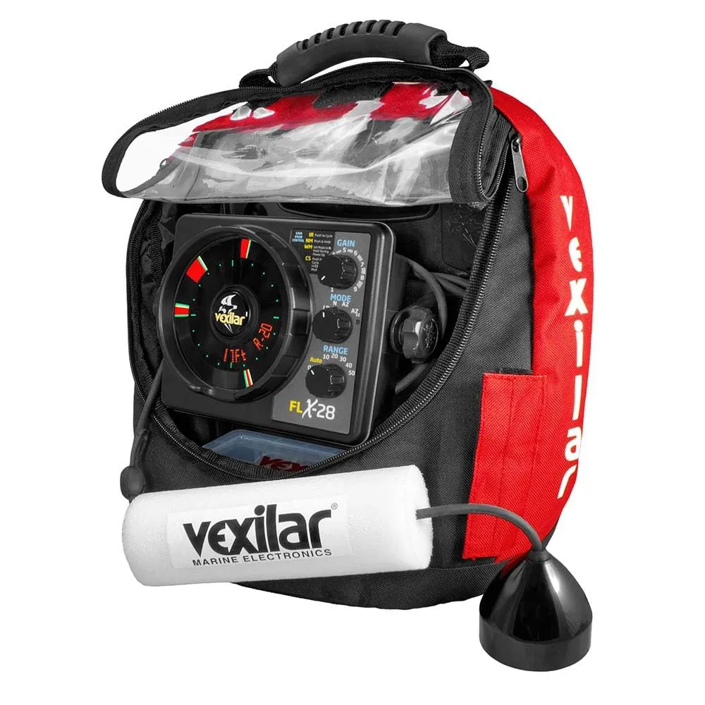 Vexilar FLX-28 Pro Pack II ProView Ice-Ducer w/ Soft Pack