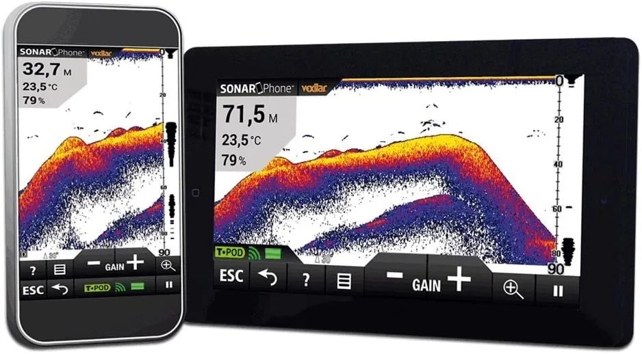 Vexilar SP200 T-Box Smartphone Fish Finder, Black