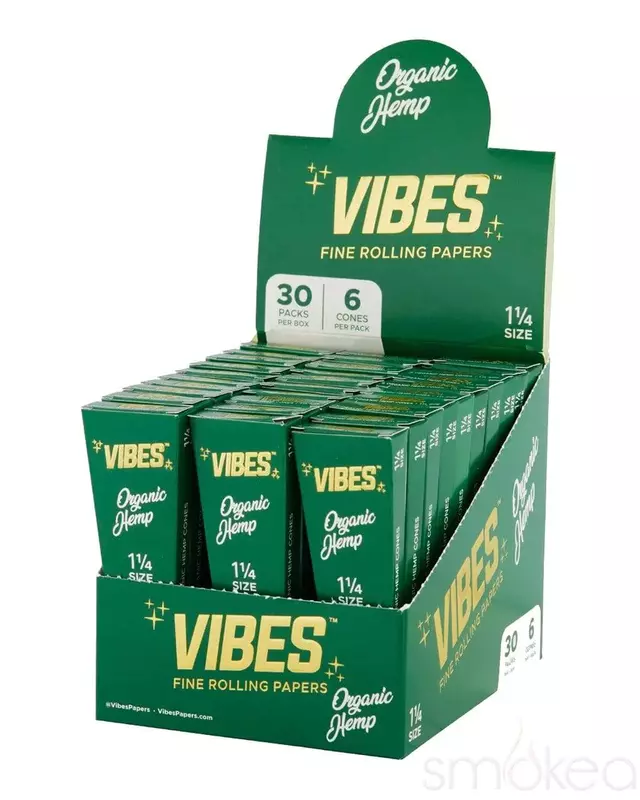 VIBES:CONES ORGANIC HEMP 6/30