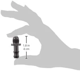 Vibrant Performance 11207 -6AN to 3/8 Barb Straight Fitting Adapter