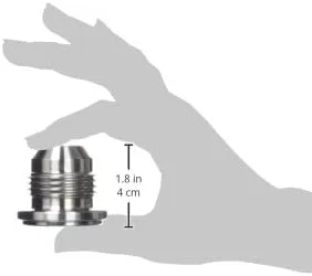 Vibrant Performance 11253 10 AN 1-1/8" O.D. Male Weld Bung