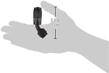Vibrant Performance Vibrant (21406) -6AN 45° Hose Fitting 1 Count (Pack of 1)
