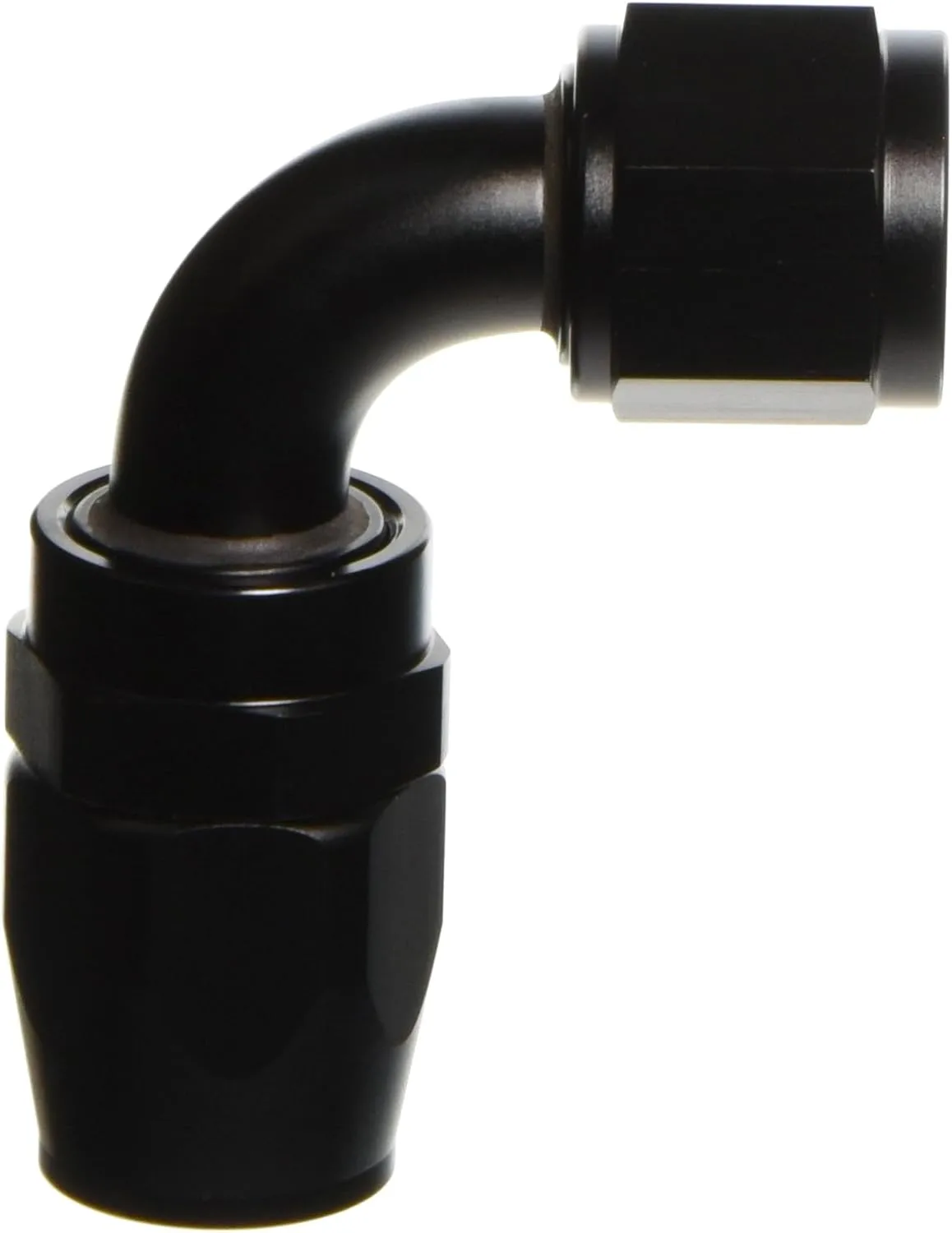 Vibrant Performance Vibrant (21910) -10AN 90° Hose Fitting, Black 1 Count (Pack of 1)