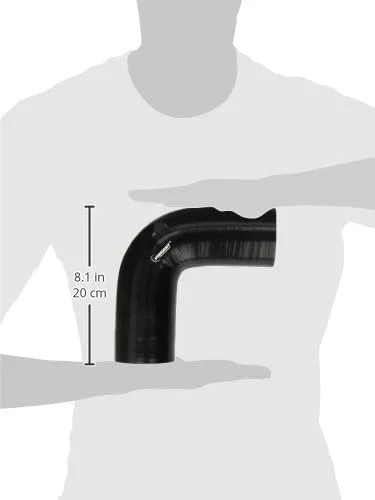 Vibrant Performance 2742 Black 4 Ply 90 Degree Elbow