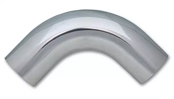 Vibrant Performance 2891 Polished Aluminum 90 Degree Bend, 3-1/2"