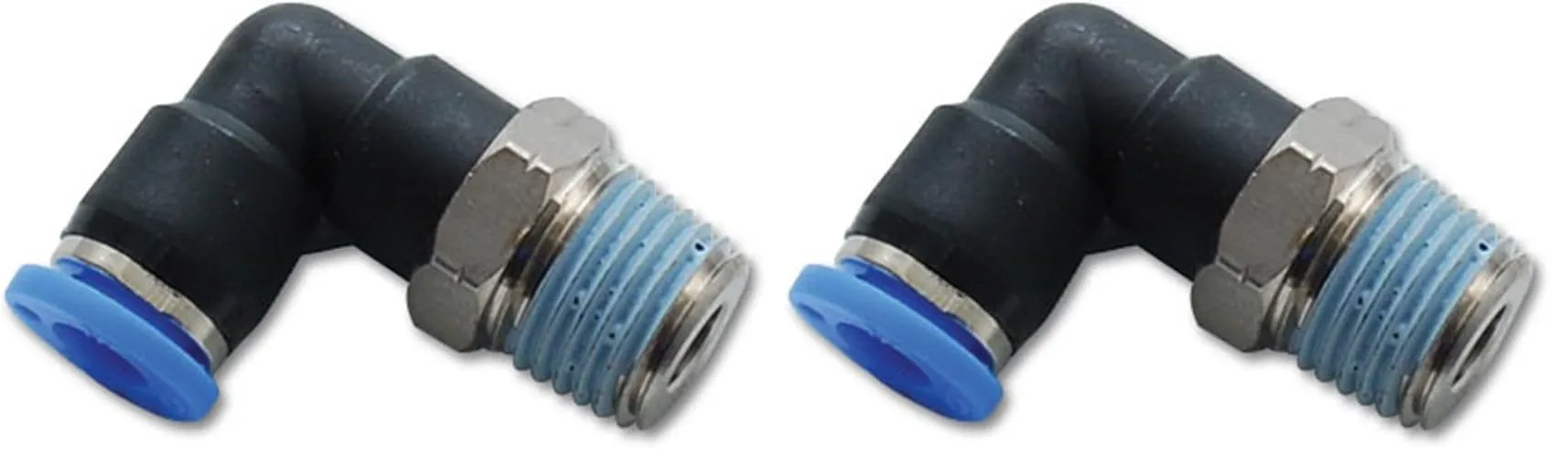 Vibrant (2667) 6mm One-Touch Male Elbow Vacuum Fitting (Pack of 2) 1 Count (Pack of 2)