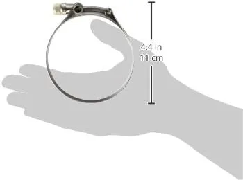 Vibrant Performance 2795 Stainless Steel T-Bolt Clamp, 3"