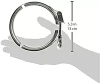 Vibrant Performance VIB1493C Stainless Steel Quick Release V-Band Clamp, 4"