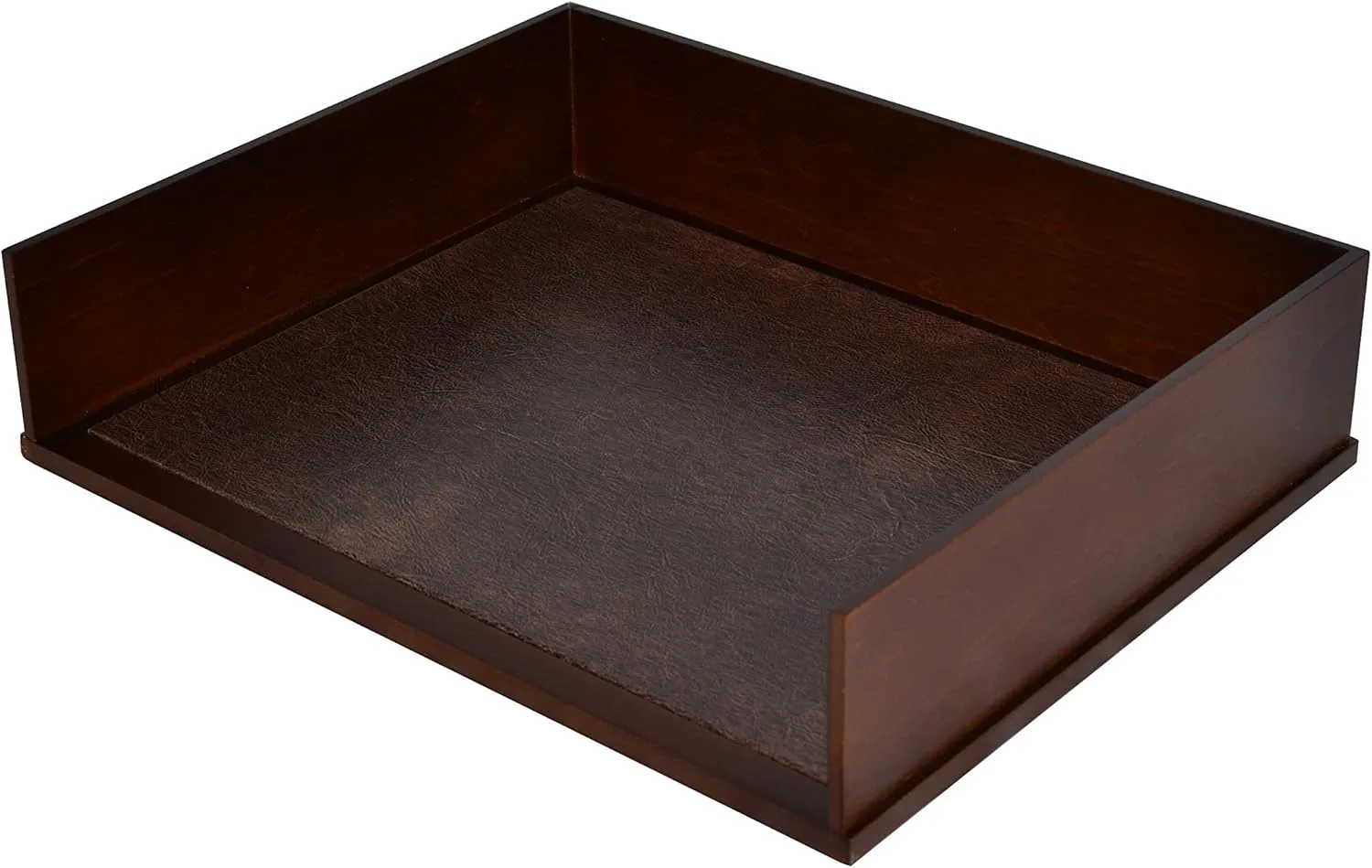 Victor Heritage Wood Stacking Letter Tray - 1 Compartment(s) - 3.1in x 13.2inx 10.6in Depth - Desktop - Natural