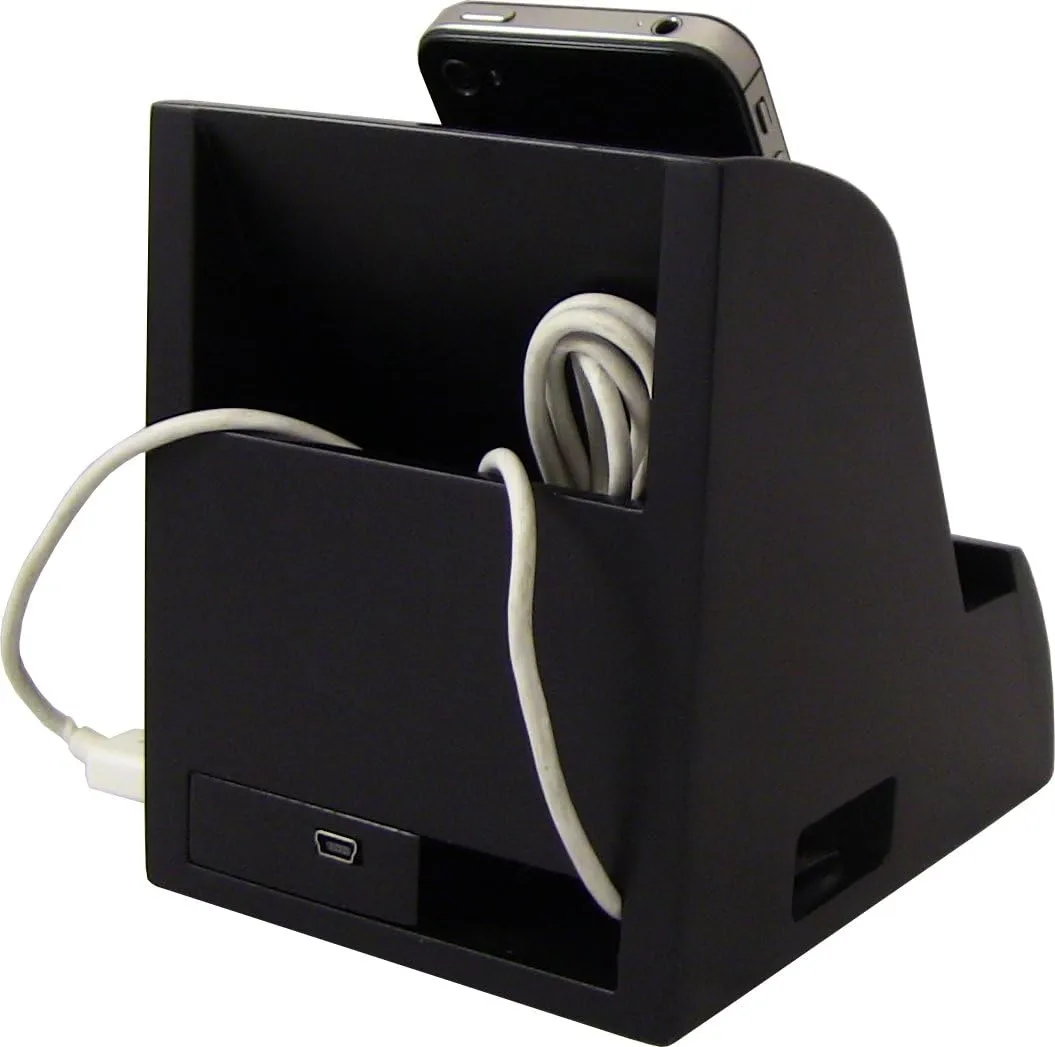 Victor PH600 Smart Charge Pencil Cup with USB Hub, Black