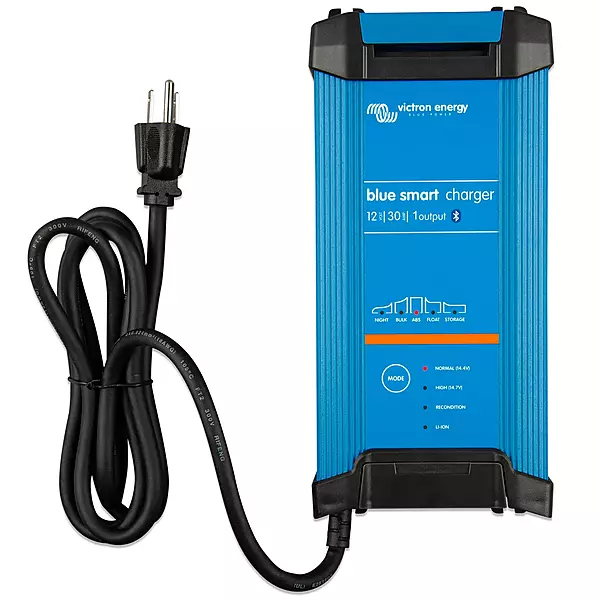 Victron Energy Blue Smart IP22 Smart Car Battery Charger 12V 30A, Float & Trickle Charger and Desulfator for Motorcycle, ATV