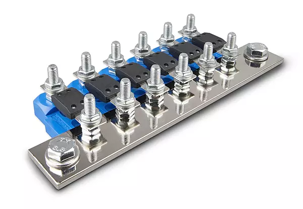 Victron Energy Bus bar to Connect 6 Modular Fuse Holders for MEGA fuses