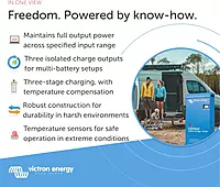 Victron Energy Centaur 12-Volt 100 Amp 3-Bank Battery Charger - 120-240VAC