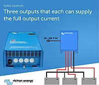 Victron Energy Centaur 12-Volt 100 Amp 3-Bank Battery Charger - 120-240VAC