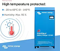 Victron Energy Centaur 12-Volt 100 Amp 3-Bank Battery Charger - 120-240VAC