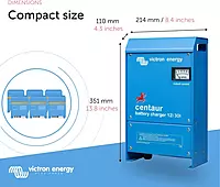 Victron Energy Centaur 12-Volt 30 amp 3 Bank Battery Charger