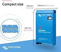 Victron Energy Centaur 12-Volt 60 amp 3 Bank Battery Charger