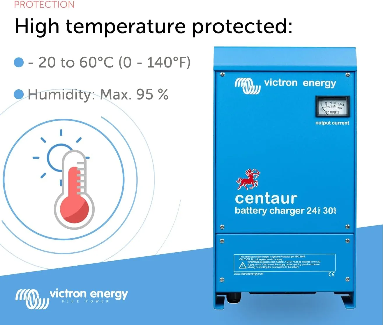 Victron Energy Centaur 24-Volt 30 amp 3 Bank Battery Charger