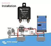 Victron Energy Cyrix-ct 12/24-Volt 120 amp Intelligent Battery Combiner 12-24V (120A)