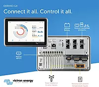 Victron Energy Ekrano GX with Built-in Waterproof 7-Inch Display - Remote Access & Control with Victron Remote Monitoring