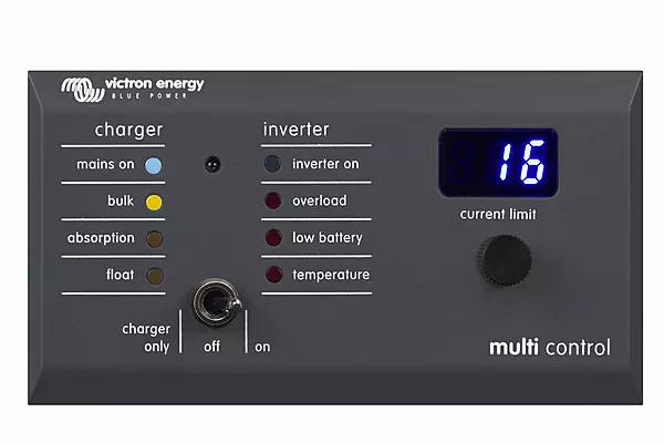 Victron Energy 200/200 amp Digital Multi Control Panel GX