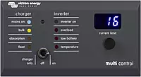 Victron Energy 200/200 amp Digital Multi Control Panel GX