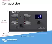 Victron Energy 200/200 amp Digital Multi Control Panel GX
