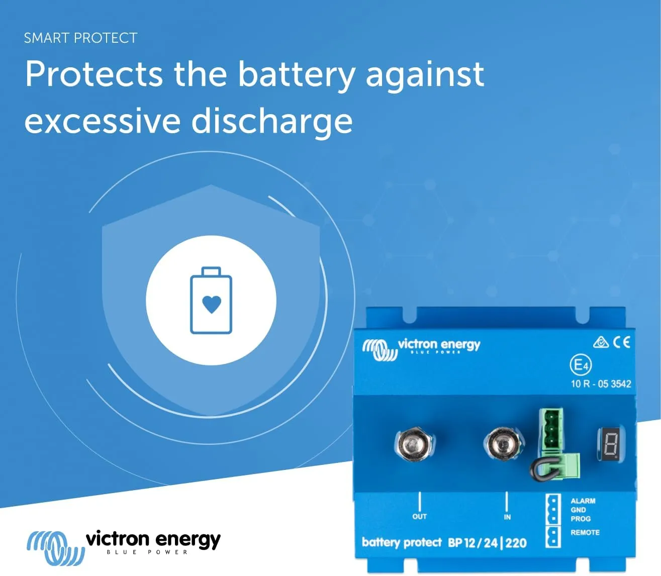 VICTRON ENERGY BatteryProtect BP Battery Disconnect (6-35 VDC)