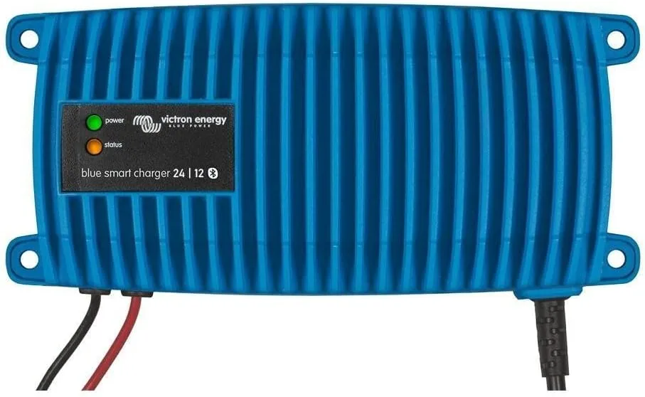 Victron Energy Blue Smart IP67 Smart Marine Battery Charger 24V 12A, Float & Trickle Charger and Desulfator for Boat, ATV