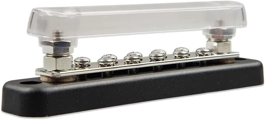 Victron Energy Busbar 150A 2P with 10 Screws and Cover