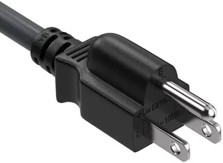 Victron Energy Mains Cord NEMA 5-15P for Smart IP43 Chargers and Skylla-S Chargers, 6.56 Feet (2 Meters)