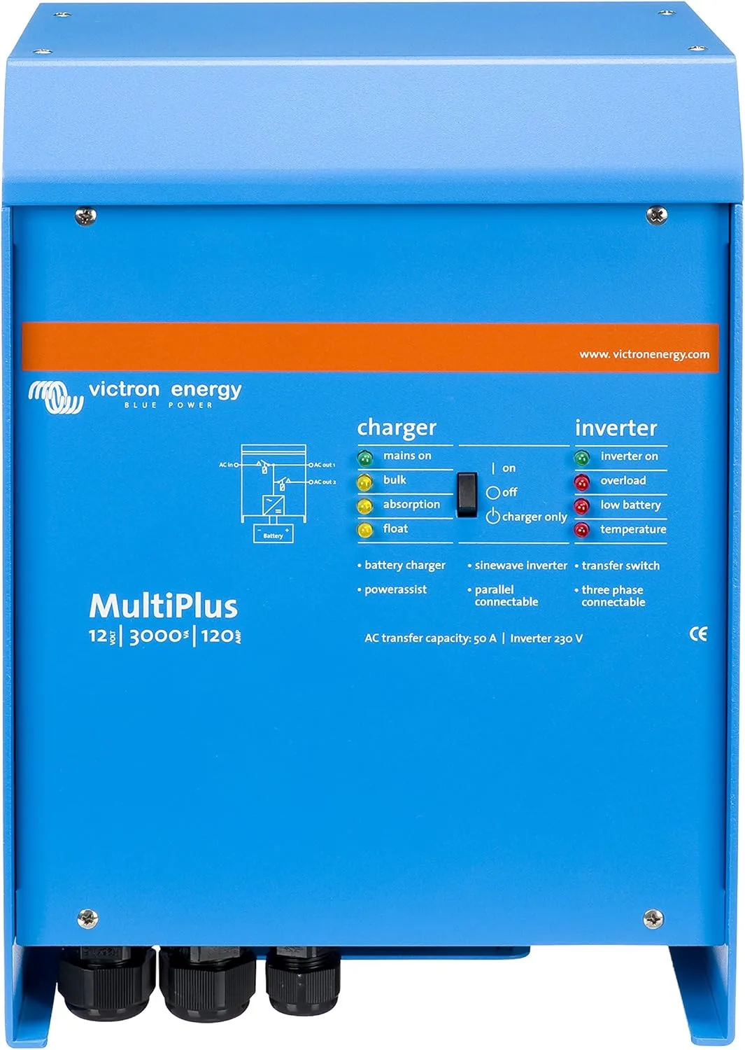 Victron Energy MultiPlus 12V 3000VA Inverter/Charger