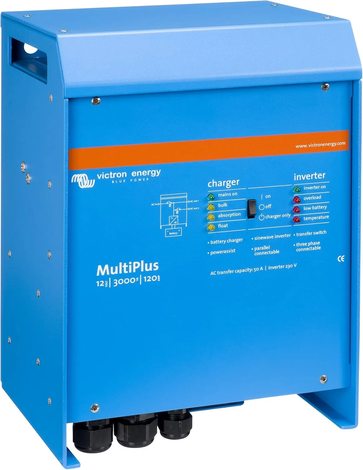 Victron Energy MultiPlus 12V 3000VA Inverter/Charger