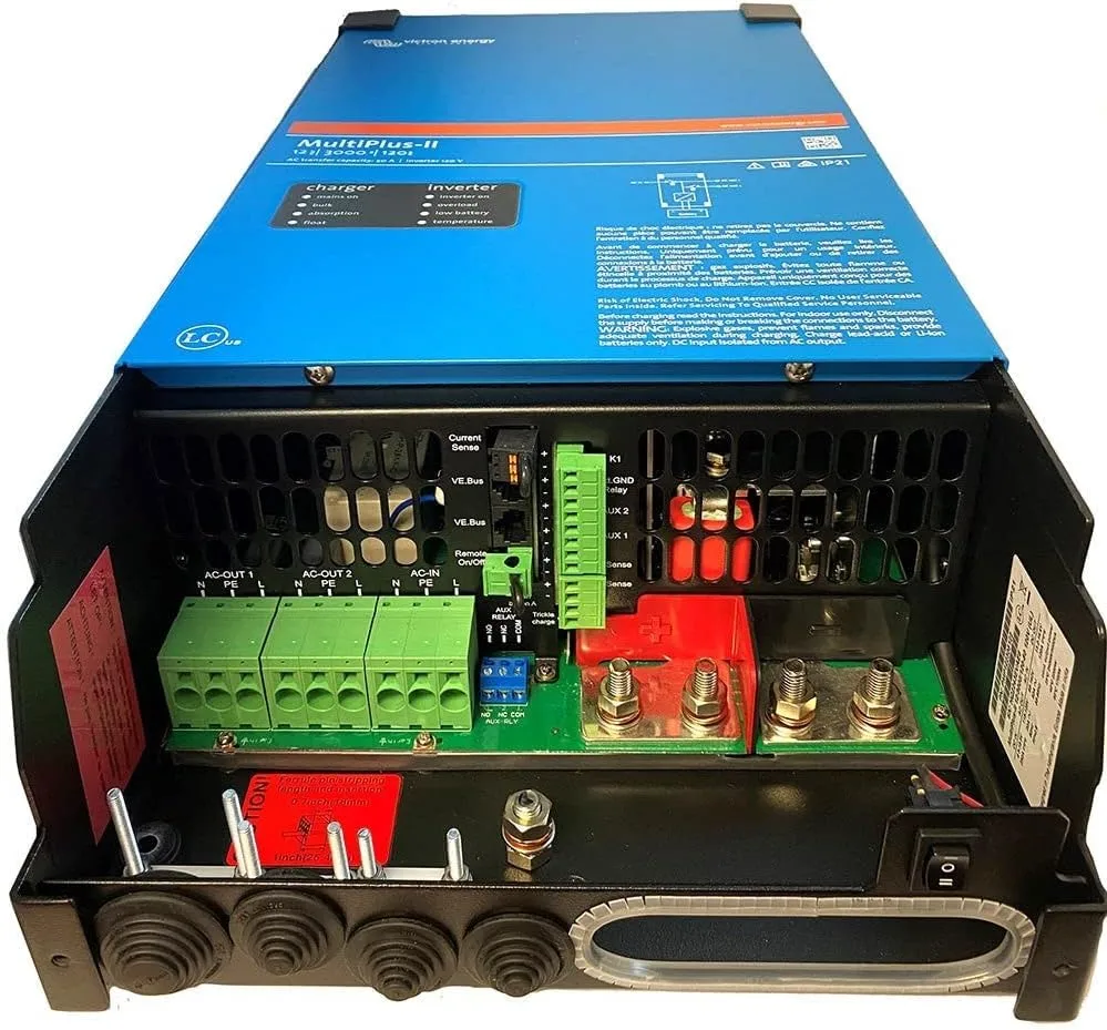 Victron Energy MultiPlus-II Pure Sine Wave Inverter Charger, UL-Certified, 120V