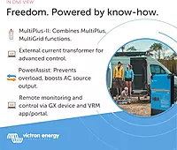 Victron Energy MultiPlus-II Pure Sine Wave Inverter Charger 3000VA