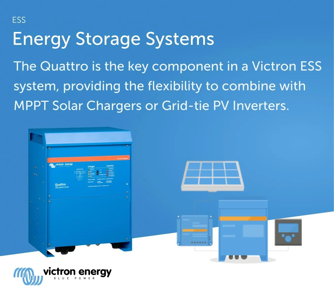 VICTRON ENERGY Quattro Inverter/Charger 5000W