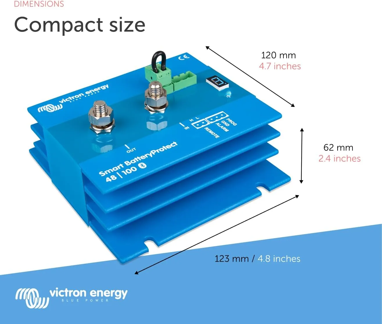 Victron Energy Smart BatteryProtect 48-Volt 100 amp (Bluetooth)
