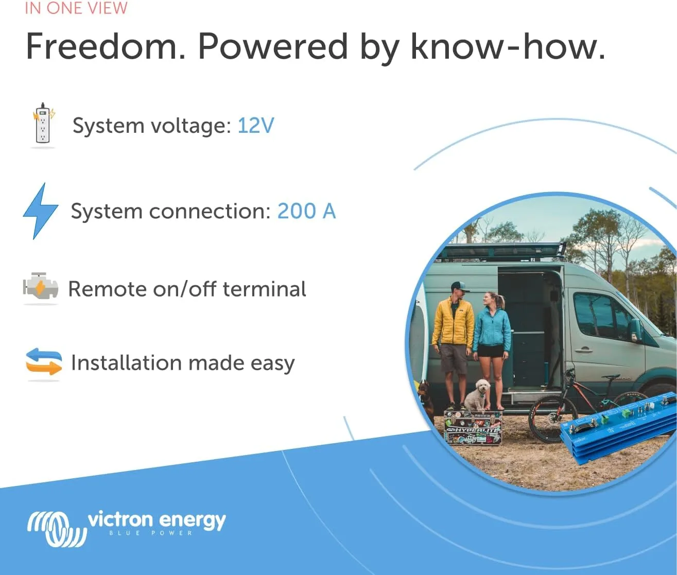Victron Energy Smart BMS 12/200 for Victron LIFEPO4 Batteries 12VDC Battery Management System