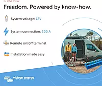 Victron Energy Smart BMS 12/200 for Victron LIFEPO4 Batteries 12VDC Battery Management System