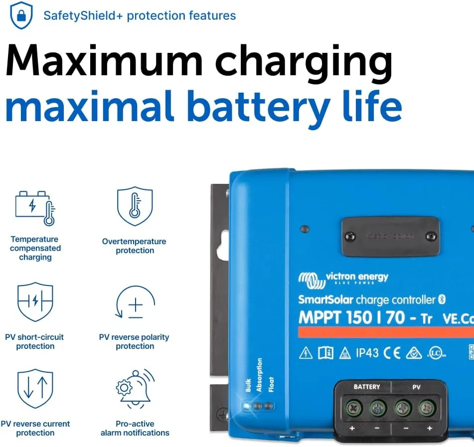 Victron Energy SmartSolar MPPT VE.Can Solar Charge Controller
